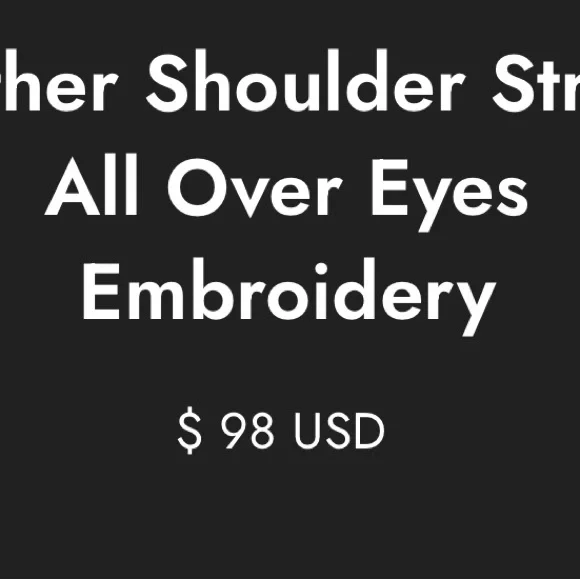 Min & Mon Pink Eye Pattern Strap - Picture 4 of 4